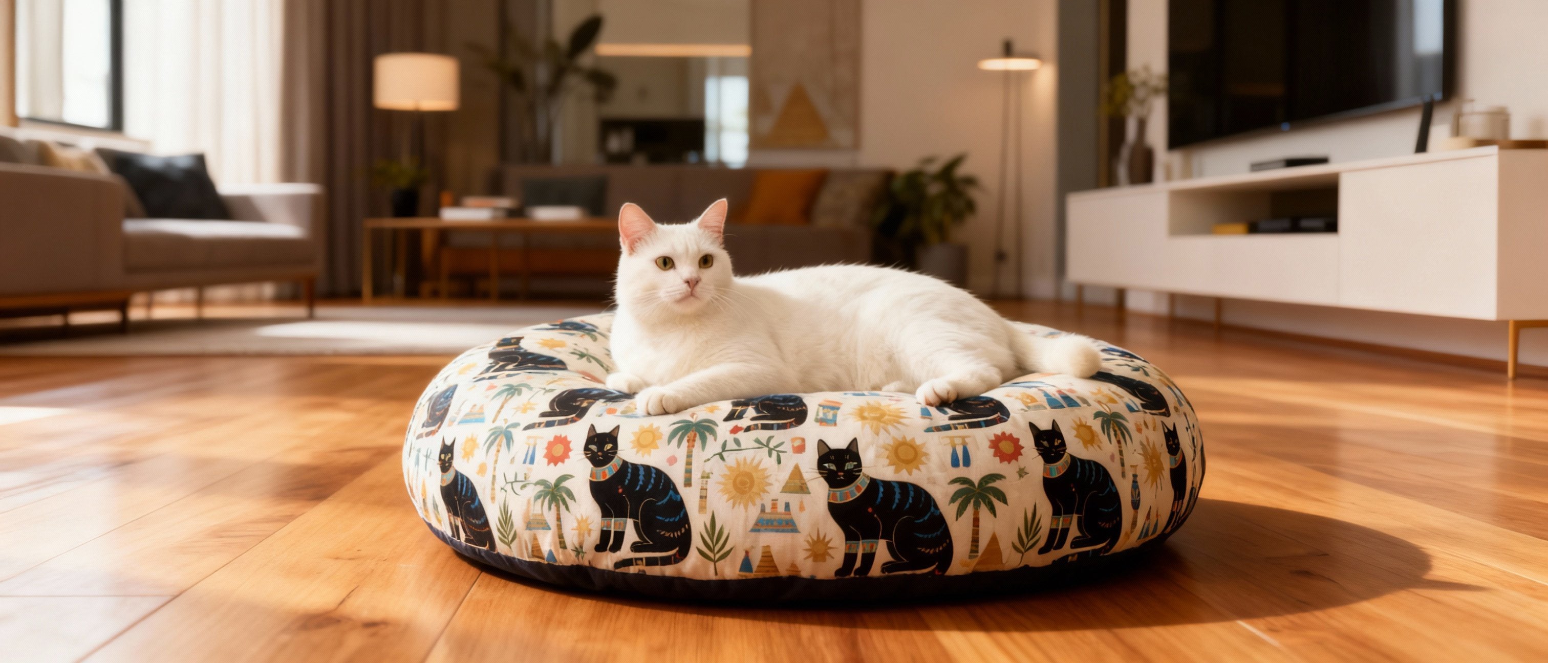 Indoor Round Floor Pillow