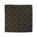 Duvet Cover - Art Deco Inspired Golden Cat Silhouettes and Geometric Patterns Create a Sophisticated and Stylized Modern Design